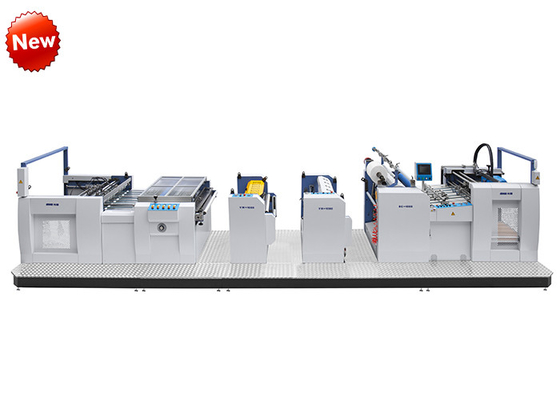 China High Speed Thermal Film Laminating Machine With Embossing And Repressing Device supplier