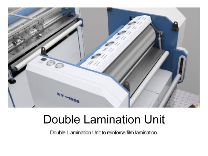 Low Noise Working Paper Lamination Machine With Disco Perforating Knife