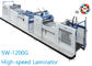 Grey High Speed Laminator Machine , Pre - Stacker Large Size Laminating Machine supplier